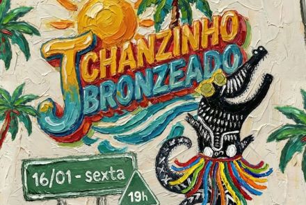 Flyer ilustrado de divulgação do evento