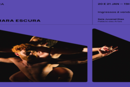 Imagem de publicação do espetáculo câmara escura 