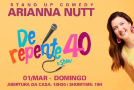 Imagem do show de comédia de Arianna