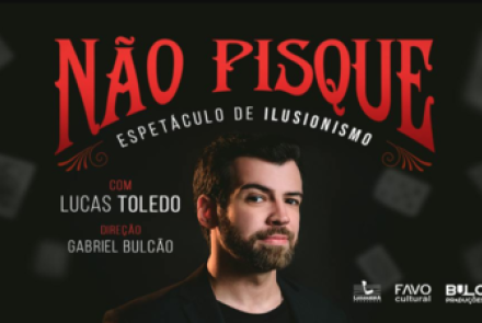 Imagem de publicação do espetáculo de Ilusionismo