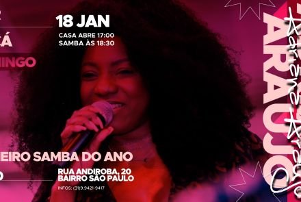 Primeiro Samba do Ano - Adriana Araújo no Bar do Cacá