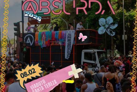 Flyer de divulgação do evento Trio Bsurda