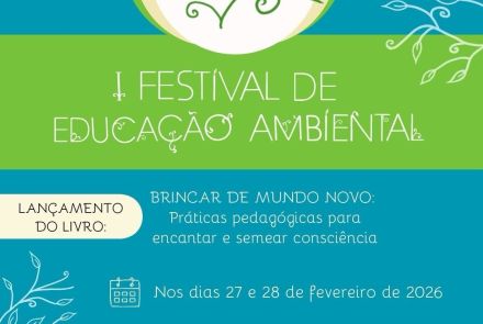 Cartaz ilustrativo oficial do evento 1º Festival de Educação Ambiental