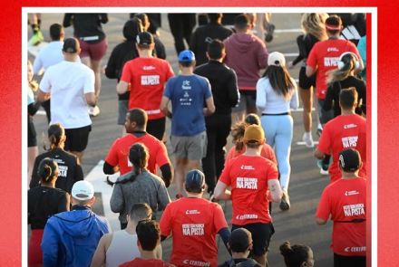 Foto ilustrativa da corrida contendo os percursos: 5,10 e 21km