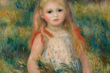 Foto convidativa para a exposição Renoir contendo informações sobre data, loca, horário do evento