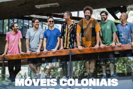 Divulgação do evento com imagem do grupo Móveis Coloniais de Acaju 