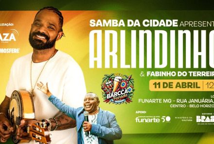 Show: Samba da Cidade apresenta Arlindinho e Fabinho do Terreiro