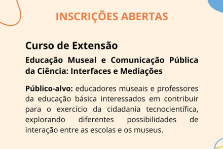 flyer com informações do evento