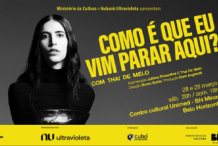 Imagem de publicação do espetáculo