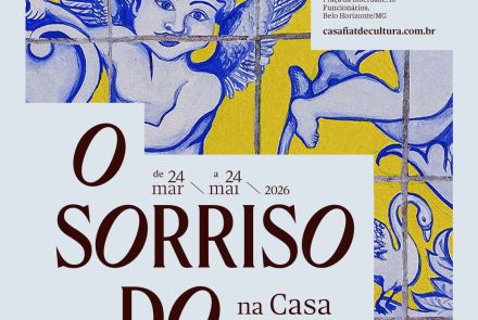 Foto informativa sobre a nova exposição na casa fiat de cultura: O sorriso do barroco 