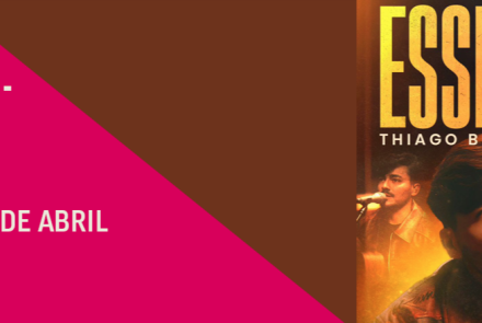 Foto de capa do show do cantor Thiago Brado 
