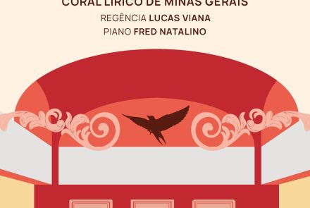 Cartaz ilustrativo oficial do evento Lírico no Museu