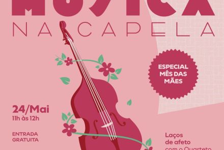 Foto de capa de divulgação para o "Musica na Capela", evento de dia das mães na casa fiat