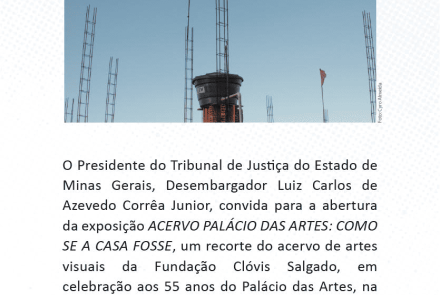 Foto de capa de divulgação para a exposição "Acervo Palácio das Artes: Como Se A Casa Fosse"