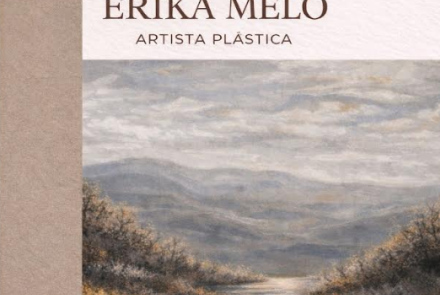 Imagem de natureza em tons pastéis - pintura sobre tela 