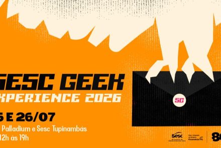 Foto de capa de divulgação para Sesc Geek 2026