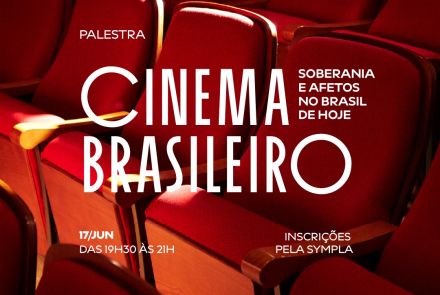 Foto de divulgação para palestra na Casa Fiat sobre o 'Cinema Brasileiro"