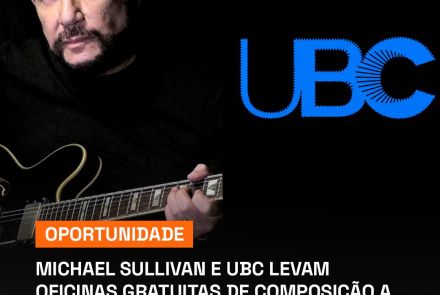 Foto de divulgação para a oficina gratuita do compositor Michael Sullivan