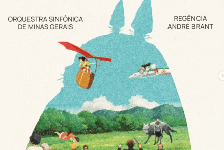 Foto de capa convidativa para o "Música de Cinema - Studio Ghibli"