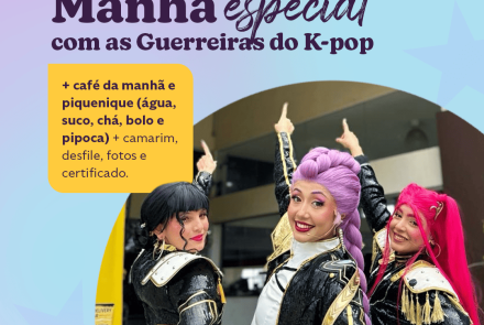 Foto de capa do evento "Guerreiras do K-pop" no dia 11 de julho no Play Bar 