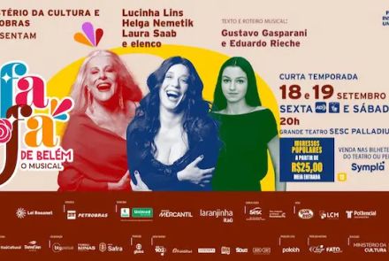 Foto de capa de divulgação do musical da artista Fafá de Belém 