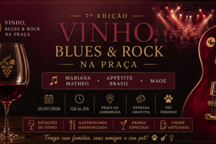 7ª Edição: Vinho, Blues & Rock na Praça