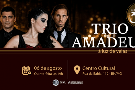 Show: Trio Amadeus à Luz de Velas