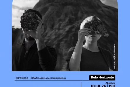 Foto de capa dos artistas Gabriela Sá e Ícaro Moreno, contendo dia, horário e local do evento