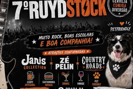 Foto de capa para a setima edição do Ruydstock no dia 1 de agosto. na praça da assembleia 