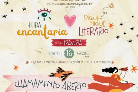 Foto de capa para o encontro da Feira Encantaria & Piquenique Literário