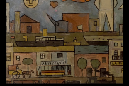 Foto de divulgação para a exposição "Joaquín Torres García - 150 Anos" no CCBB
