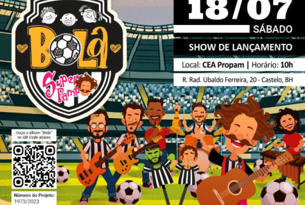 Foto de capa para divulgação do lançamento do livro infantil do Edu Pio 