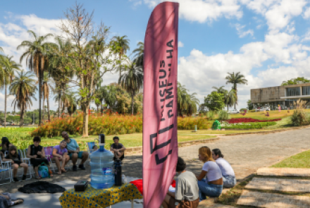 Oficina no Jardim do Museu de Arte da Pampulha