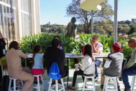 Oficina no Jardim do Museu de Arte da Pampulha