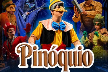 Foto de capa para o espetáculo infantil: Pinóquio, no Teatro Francisco Nunes 