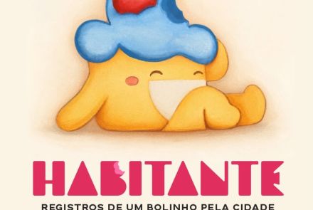Foto de capa da exposição "Habitante: Registros de um bolinho pela cidade"