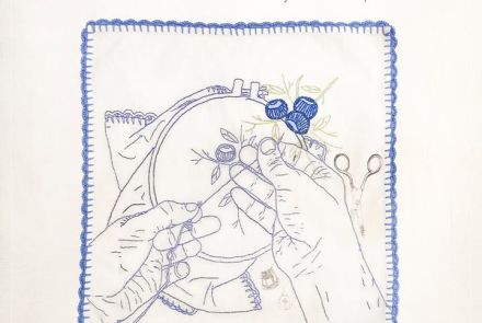 Foto de capa para a exposição do artista Julian Campos: Avesso do avesso
