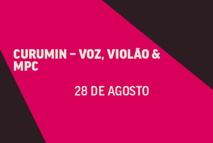 Foto de capa para o show do artista Curumin 