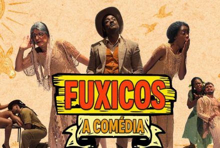 Foto capa para o espetáculo "Fuxicos: a comédia" no palacio das artes 