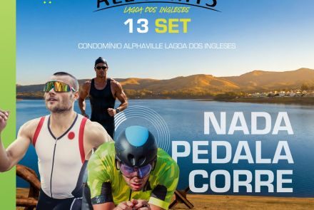 Foto de capa para a corrida All limits 2026 com fotos de 3 atletas 