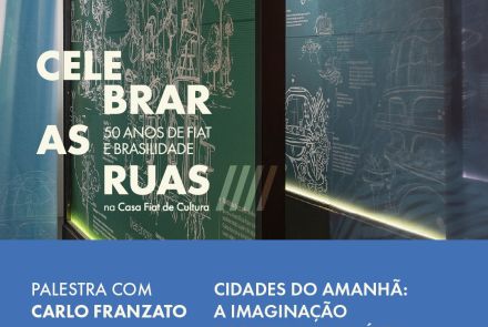 Foto de capa de divulgação para a palestra "Cidades do amanhã: a imaginação de futuros possíveis com Carlo Franzato" na casa fiat de cultura no dia 15 de setembro 