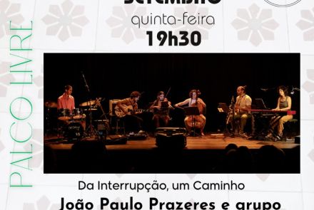 Foto do grupo de João Paulo Prazeres e grupo para o evento no dia 17 de setembro no conservatório da ufmg 