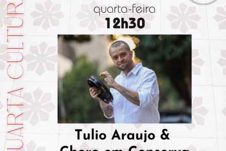 Foto de capa para o evento "Chro em Conservo" no dia 16 de setembro no conservatório da UFMG com o artista Tulio Araújo