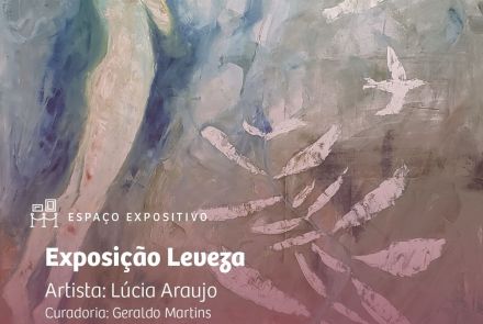 Foto de divulgação para a exposição "leveza"