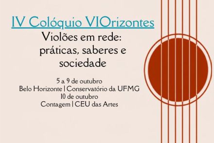 Foto de capa para o evento de violonista no conservatório da UFMG