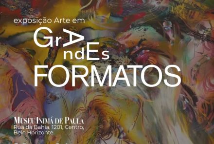 Foto de capa para divulgação da exposição 'Arte em Grandes Formatos' no museu Inamá 