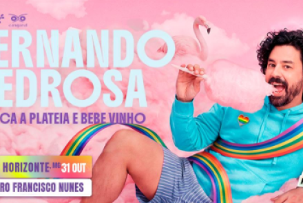 Espetáculo: Fernando Pedrosa em Xaveca a Plateia e bebe Vinho 