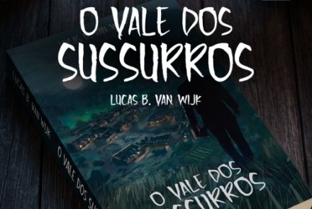 Imagem de divulgação do lançamento do livro "O Vale dos Sussurros"