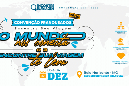 Convenção: "Encontre Sua Viagem" 2026
