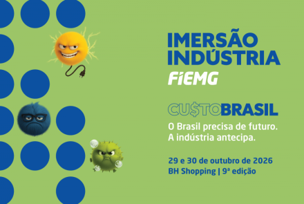Foto de capa para a 9ª edição do Imersão Indústria - Custo Brasil 